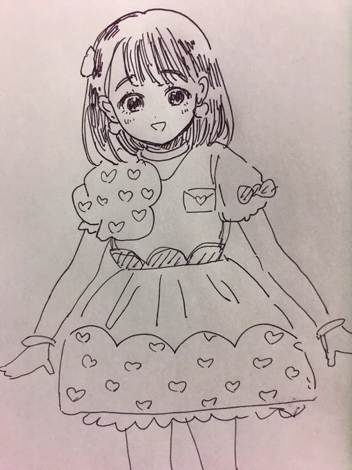 カントリーガールズの森戸知沙希ちゃん   私が小学生の時によく描いていた女の子の絵が現実に飛び出してきたのかと思った 