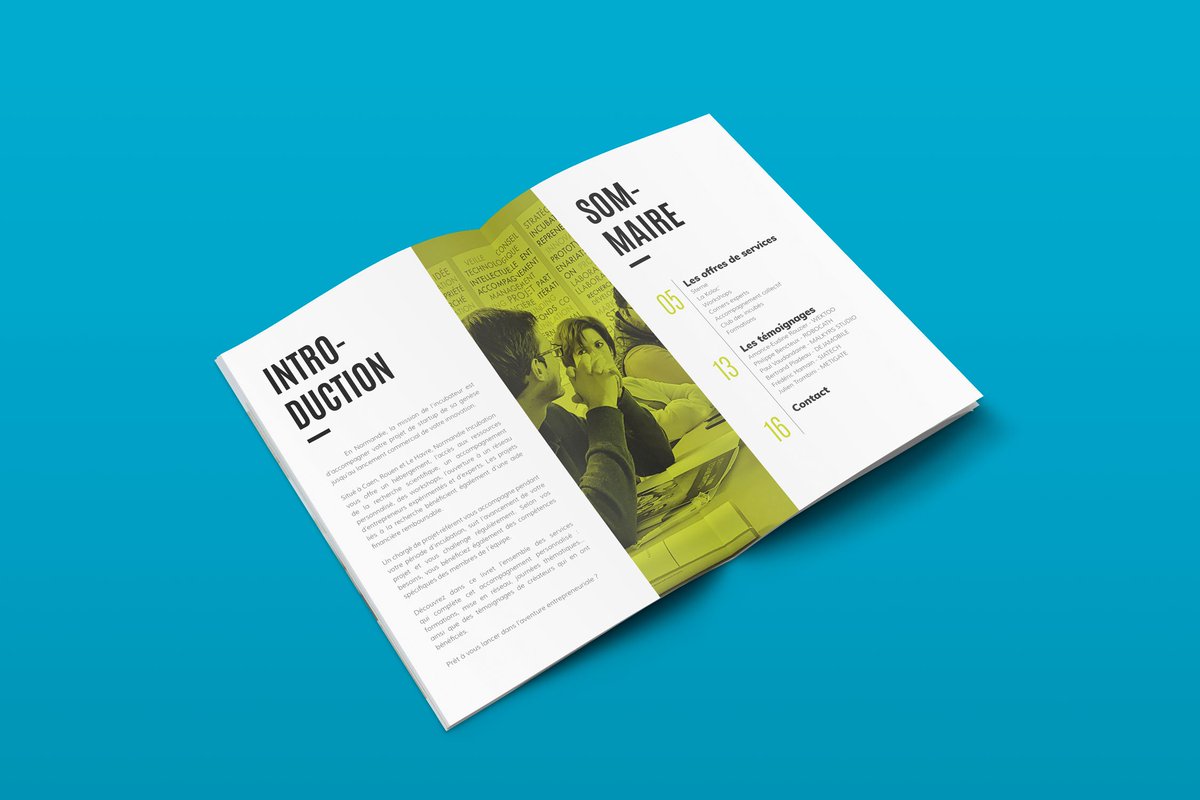 DimitryGiffard's tweet photo. Réalisation d'une brochure pour présenter les différentes offres de services proposées par @Ndie_incubation.

Normandie Incubation accueille et accompagne des projets de création d’entreprise de technologies innovantes basées en Normandie. https://t.co/lQcC8mtCxj