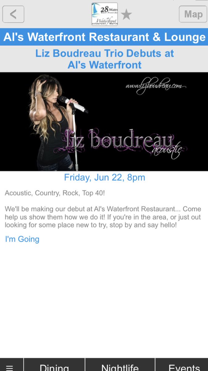 GoingOutRI's tweet photo. @ lizboudreau #acoustic #livemusic @28waterst_alswaterfront #goingout #waterfront #GoingOutApp https://t.co/Wj0yuIId7g
