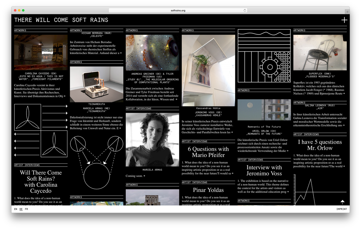 stinlemp's tweet photo. Soft Rains. Website for the exhibition series “Soft Rains”, starting at basis Frankfurt. https://t.co/1Y6ErBE6HZ https://t.co/IXfcrG9fBV