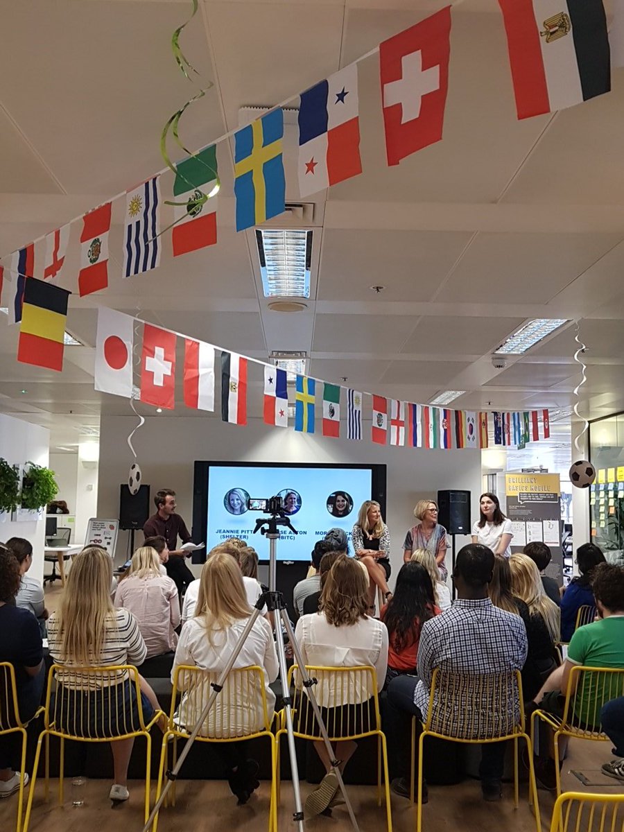 fionakfr's tweet photo. Talking all things health, wellbeing, heart, body, mind and soul at the #trulyhuman @kingfisherworld @AccentureUK event #itsnotallaboutfootbal https://t.co/nHBFSOUUkN