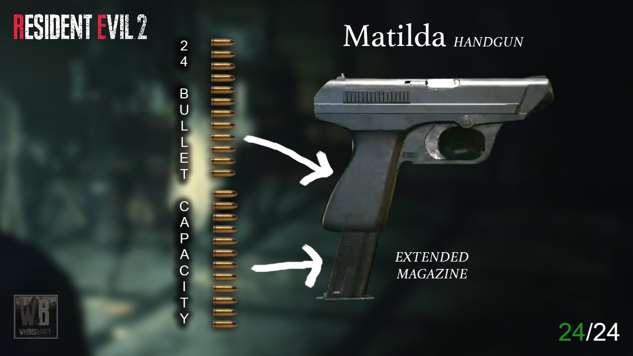 4. In the demo you can find a hidden item, the Matilda Extended Magazine wh...