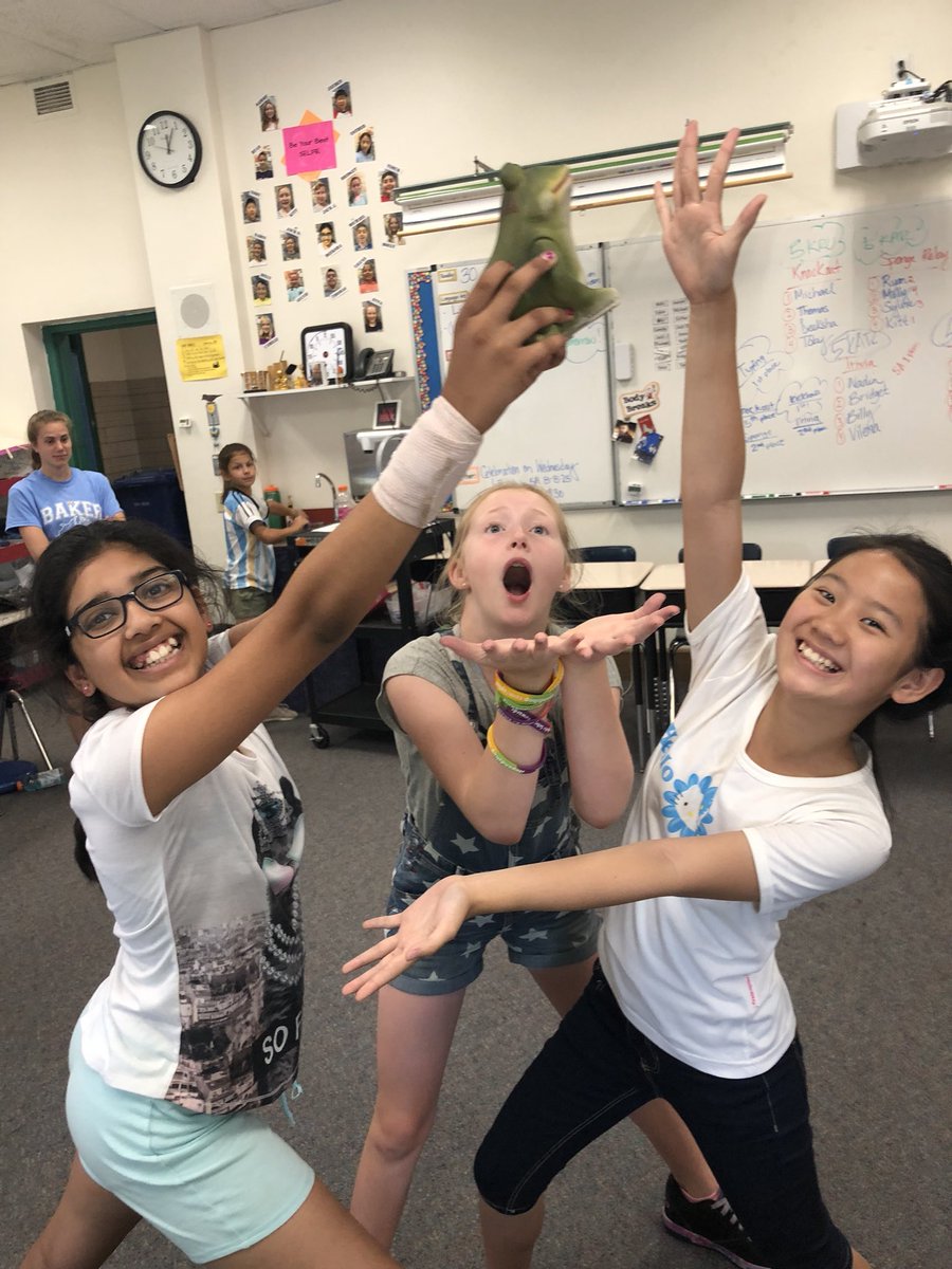5A_Baker's tweet photo. For the 2nd time in the history of 5A, we took first place in the fifth grade Olympics! We had so much fun and are feeling so proud! #championshipfrog #5Amazing #Ateam https://t.co/Fl6W4s9ju4