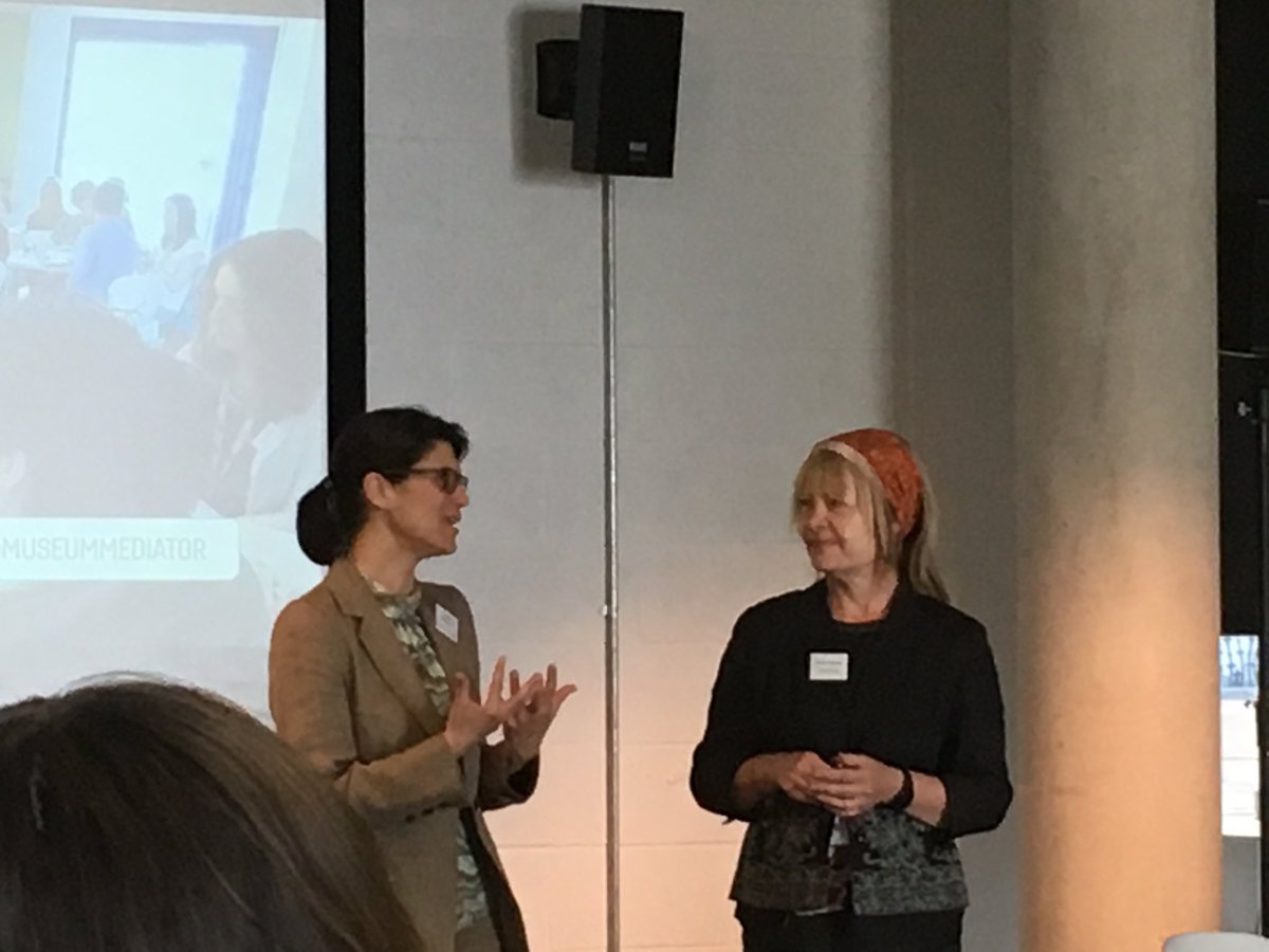 HohensteinJill's tweet photo. Theano Moussouri and Karen Davis wrapping up the first day of #objectencounters fantastic event so far! https://t.co/4Pp6ChnOSX