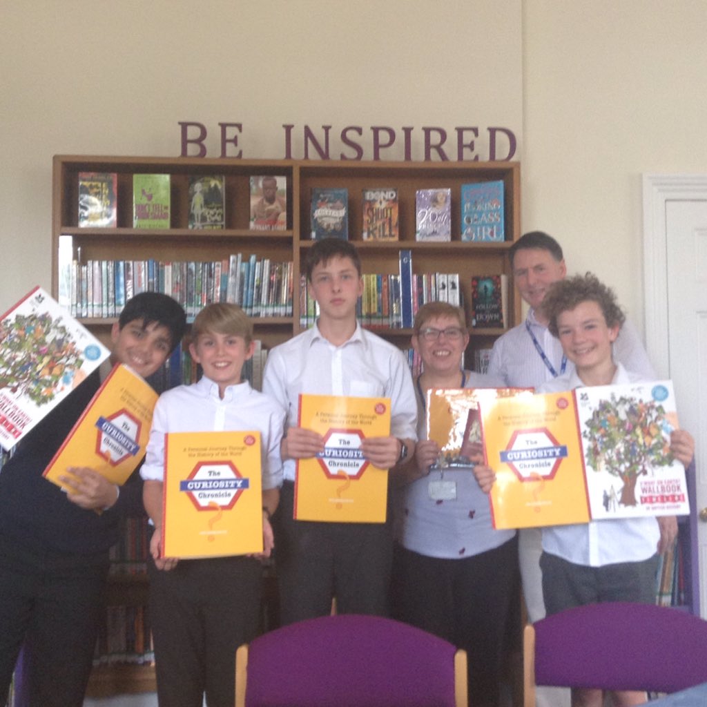LPLibrarian's tweet image. Thanks John Gordon-Reid from #CuriosityLearning for visiting to hear how successful #CuriosityClub has been @LPSchool #independentlearning