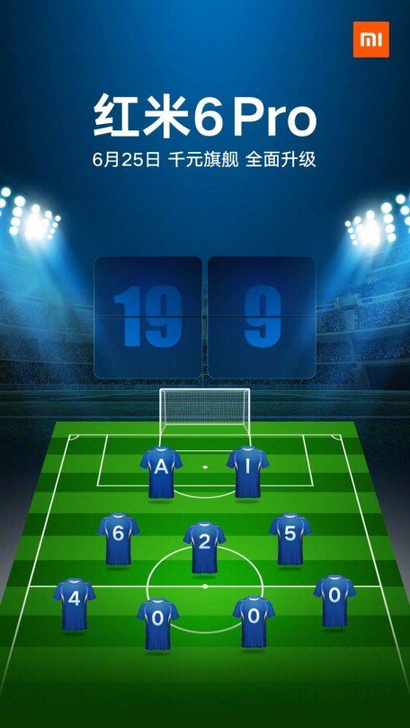 WiredLeaks's tweet photo. Redmi 6 Pro Announced with AI Cameras, New Display and Big Battery https://t.co/IhLAfkFAbG https://t.co/menz4NmGgh