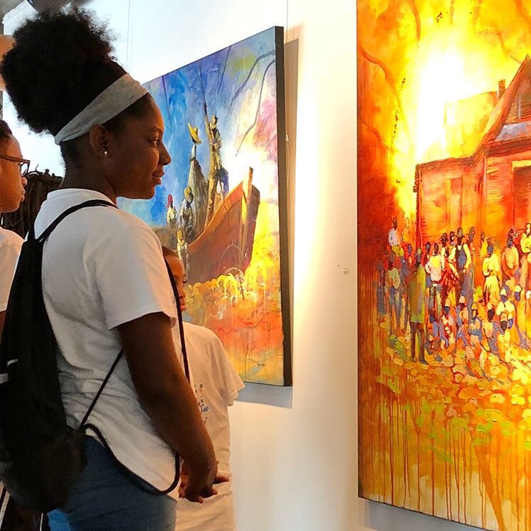 ZuCotGallery's tweet photo. Thank you #robinsondunta and #jsmcrob for bringing #project_rewire and #chessandcommunity to ZuCot today to learn about the art business and culture! #artbrothersfoundation #ZucotGallery #arteducation #youth #art #atlanta https://t.co/xyhEAYA8ye
