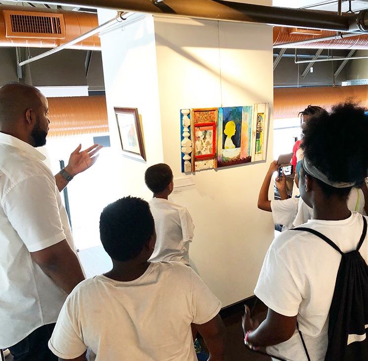 ZuCotGallery's tweet photo. Thank you #robinsondunta and #jsmcrob for bringing #project_rewire and #chessandcommunity to ZuCot today to learn about the art business and culture! #artbrothersfoundation #ZucotGallery #arteducation #youth #art #atlanta https://t.co/xyhEAYA8ye