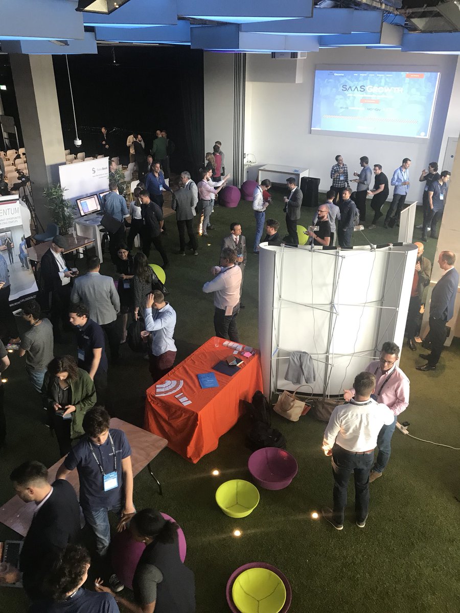 jamesas's tweet photo. Time to relax! 🍻Pimms, Beer and pizza will now be available and the after party will commence at around 7pm next to the canal. Once again we thankyou all for attending a fantastic day at #SaaSGrowth2018. https://t.co/TSNhxcwaVE