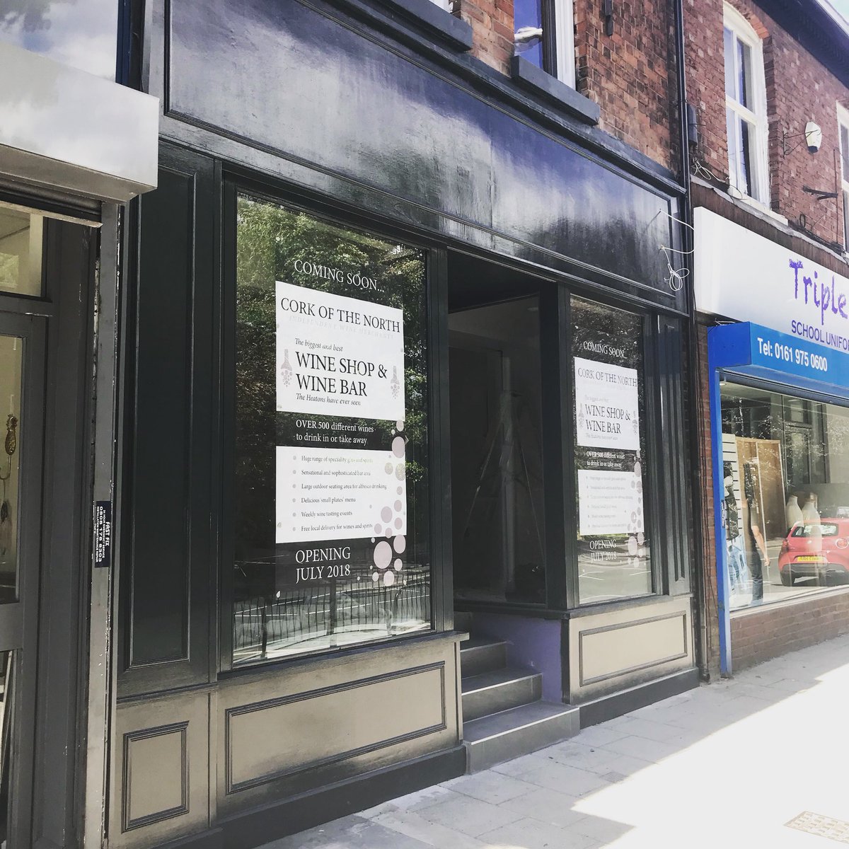 Cork of the North is coming to Heaton Moor VERY soon, and we cannot wait! #heatonmoor #stockport #wine #manchester #mcr #winebar #wineshop #wineshopping