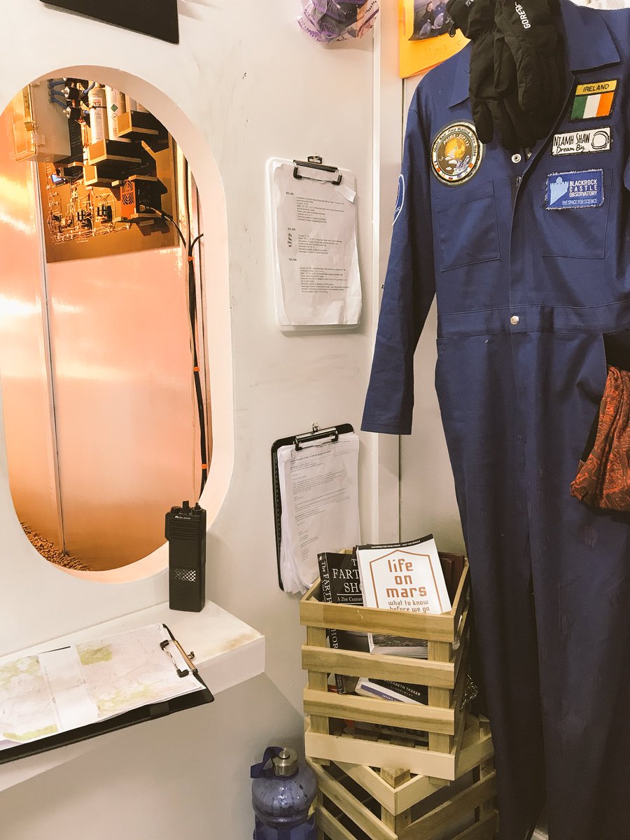 Dr_Niamh_Shaw's tweet image. ‘Heart of the Mission’ installation at @scigallerydub at ‘Life At The Edges Exhibition’. 
An homage to #habitat life at #MarsAnalogues &amp;amp; #Crew173 experiences at @MDRSupdates in 2017. 
Launch tonight. Exhibition runs til  Sep 30th. 

#niamhwenttomars #goniamhtospace #beesonmars