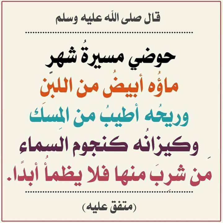البطاقة الإسلامية On Twitter حوض النبي صلى الله عليه وسلم