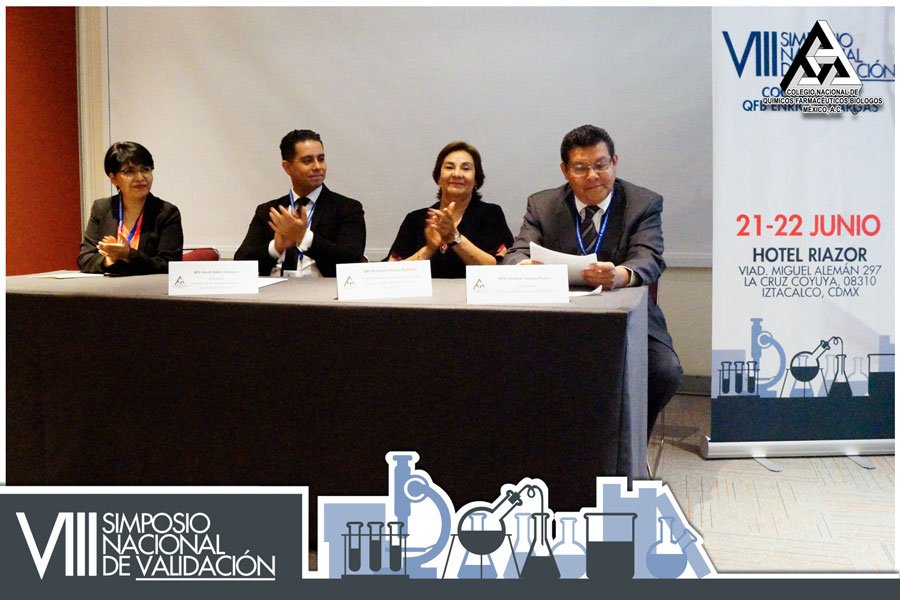 ColegioQFBMex's tweet photo. Mesa de Bienvenida | La QFB Alicia Mena López @COFEPRIS; QFB @rubin_david Presidente #TEVADEFA; QFI Deyanira Chiñas Ramírez, Vicepresidenta #ColegioQFB y QFB @vargas1_enrique, Coordinador del VIII Simposio Nacional Validación, hablaron sobre validación más allá de las fronteras https://t.co/nTQv4TqFwi