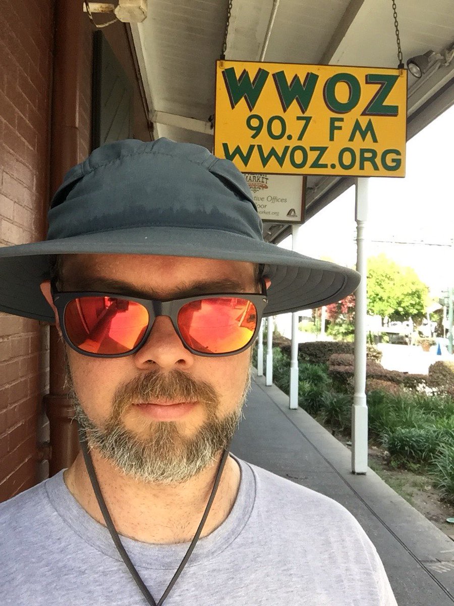 SchlowLibrary's tweet photo. .@LibraryJournal #MoverAndShaker Nathaniel (aka our #HeadOfITServices) is attending @ALALibrary’s #ALA2018 in #NewOrleans, obviously increasing his #LibraryKnowledge. #WinkWink 😉 @nrasmus https://t.co/6sjV2hBAjo
