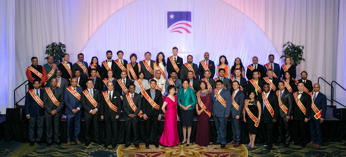 USPAACC's tweet photo. Are 3 weeks long enough to do a #ThrowbackThursday? Our #CELEB18 Fantastic #FAST100 with Indra Nooyi https://t.co/X23jUgMTNm