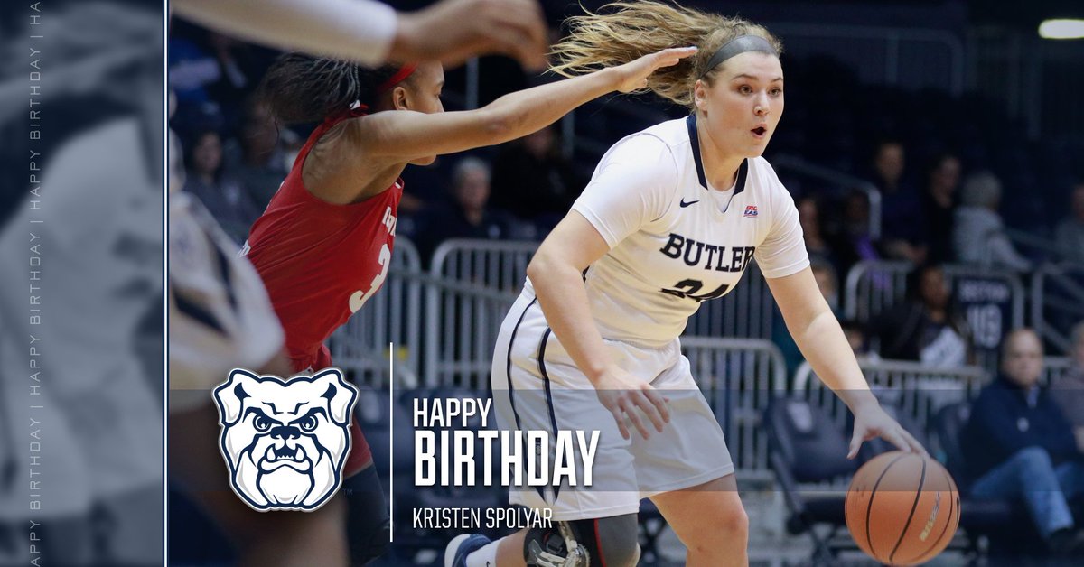 ButlerUWBB's tweet photo. Happy birthday to junior Kristen Spolyar! Have a good one @kristen_spolyar! #GoDawgs https://t.co/b3wfzZ0lMh