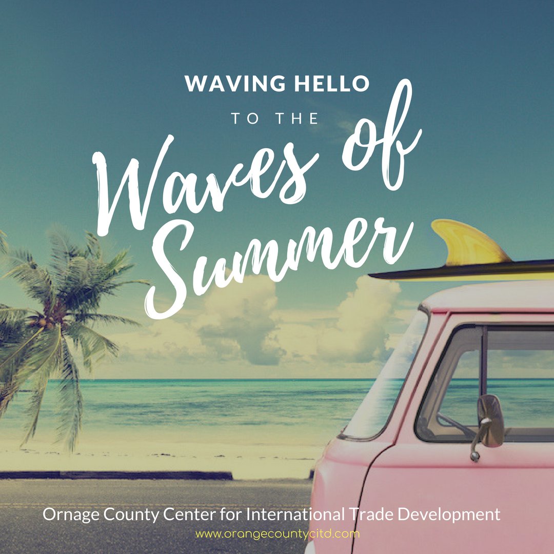 OCCITD's tweet photo. Here's to the start of a wonderful summer!

#occitd #summer #californiadreamin #summerdays #globalbusiness https://t.co/0i9Gp2WQ84