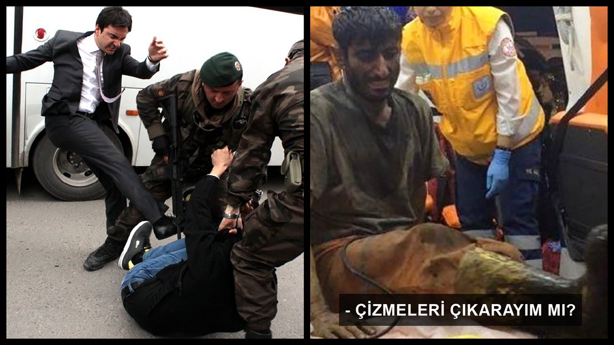 hdpdemirtas's tweet image. 6- İşçiler, emekçiler! Sevgili halkım! Ya Soma’da maden işçilerini tekmeleyenlere ya da maden faciasında ambulansa binerken sedye kirleniyor diye mahcup olan işçilere oy vereceksiniz aslında. #DemirtaşTwitterMitingi