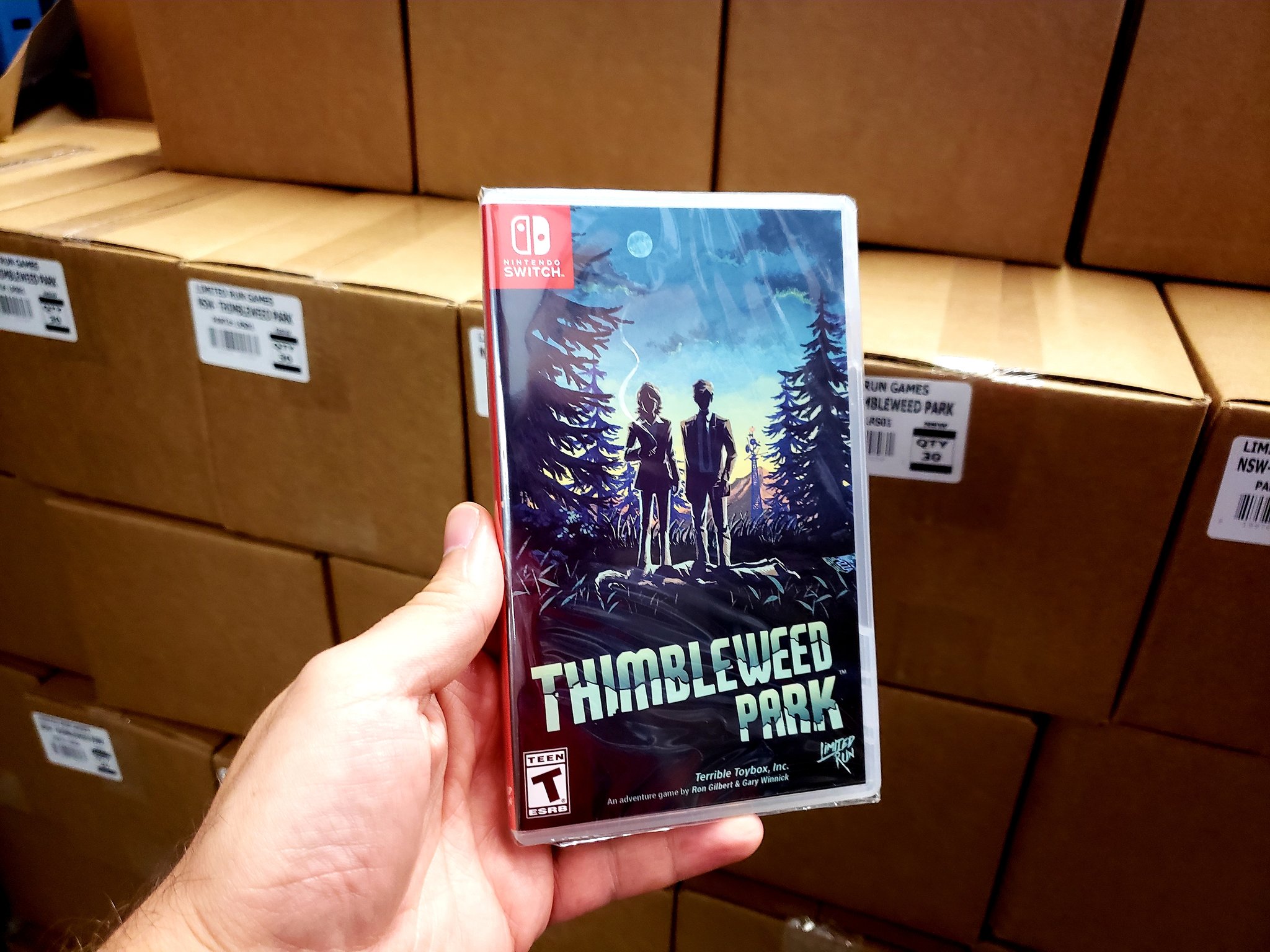 Limited Run Games on Twitter "Thimbleweed Park has arrived. Standard