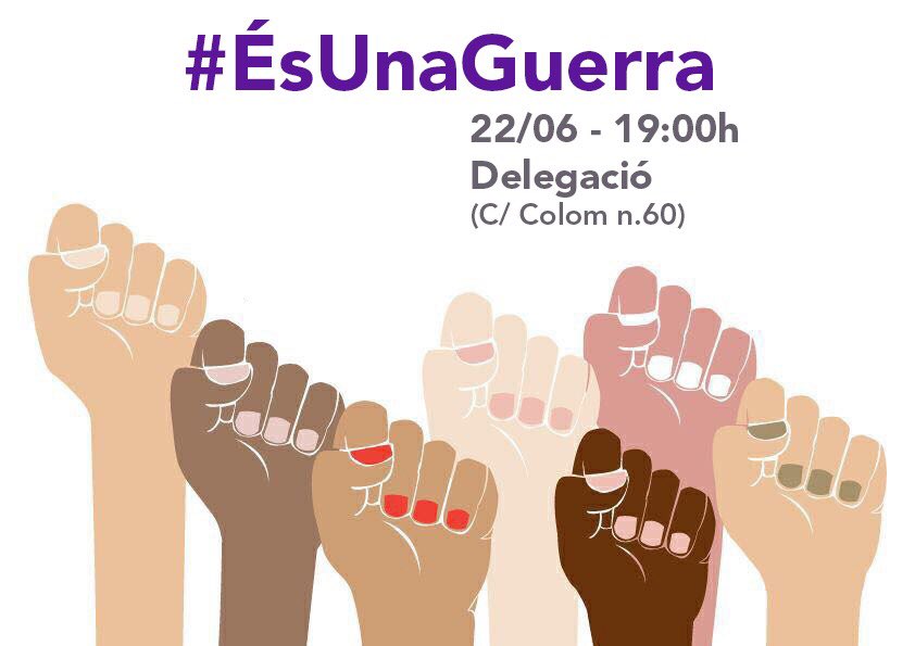 AlvaroMunyoz's tweet photo. 📣 |VALÈNCIA| MÀXIMA DIFUSIÓ 📣

DEMÀ 19.00h A COLOM. #ÉsUnaGuerra 

Ens ajudeu a difondre? @ximopuig @monicaoltra @joanribo @ArranVlc @compromis @SocialistesVal @JRNadal @Estany_ @ierrejon https://t.co/xxkVOCpACX
