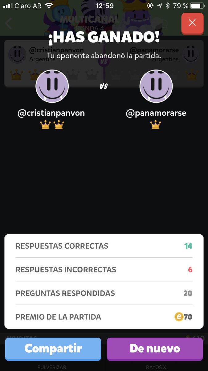 Gane una partida por abandono en #Roma6