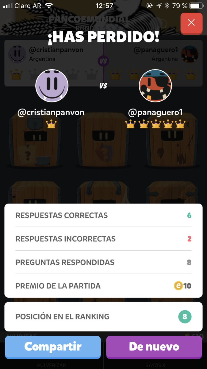 Y también perdí una partida