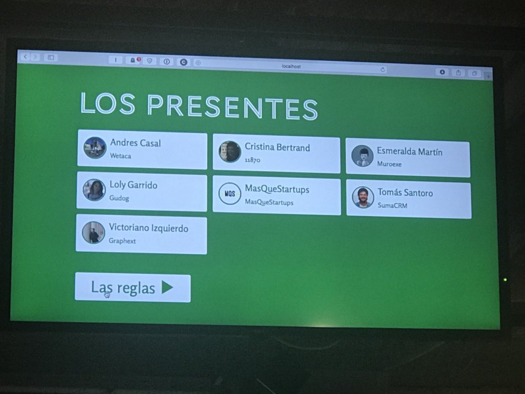 elenagbg's tweet photo. @pombita @masquestartups @DavidPombar @molpe @wetacaES @gudog @11870 @graphext @SumaCRM Aquí tenéis a los participantes con nombre y apellido https://t.co/qy7SyIRhiR