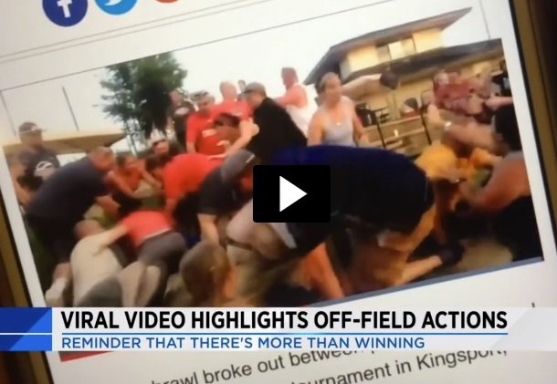 AustinDJordan's tweet photo. Huge THANK YOU to @wsls, especially @PMWSLS, for interviewing me for their story about the viral video of adults fighting at a youth softball game. Check out the video at https://t.co/DoQqDB44Wd #Baseball #Roanoke #Virginia #RKE #ROA #Noke #CaveSpring #Salem #Vinton #SWVA #VA https://t.co/wqsgDgLMch