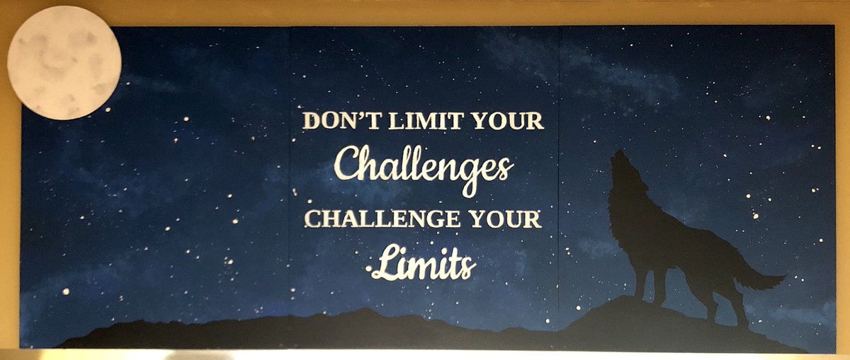 CCSOperations's tweet photo. Thanks for the reminder! #ChallengeLimits #Wolves https://t.co/ON8BmBHMHU
