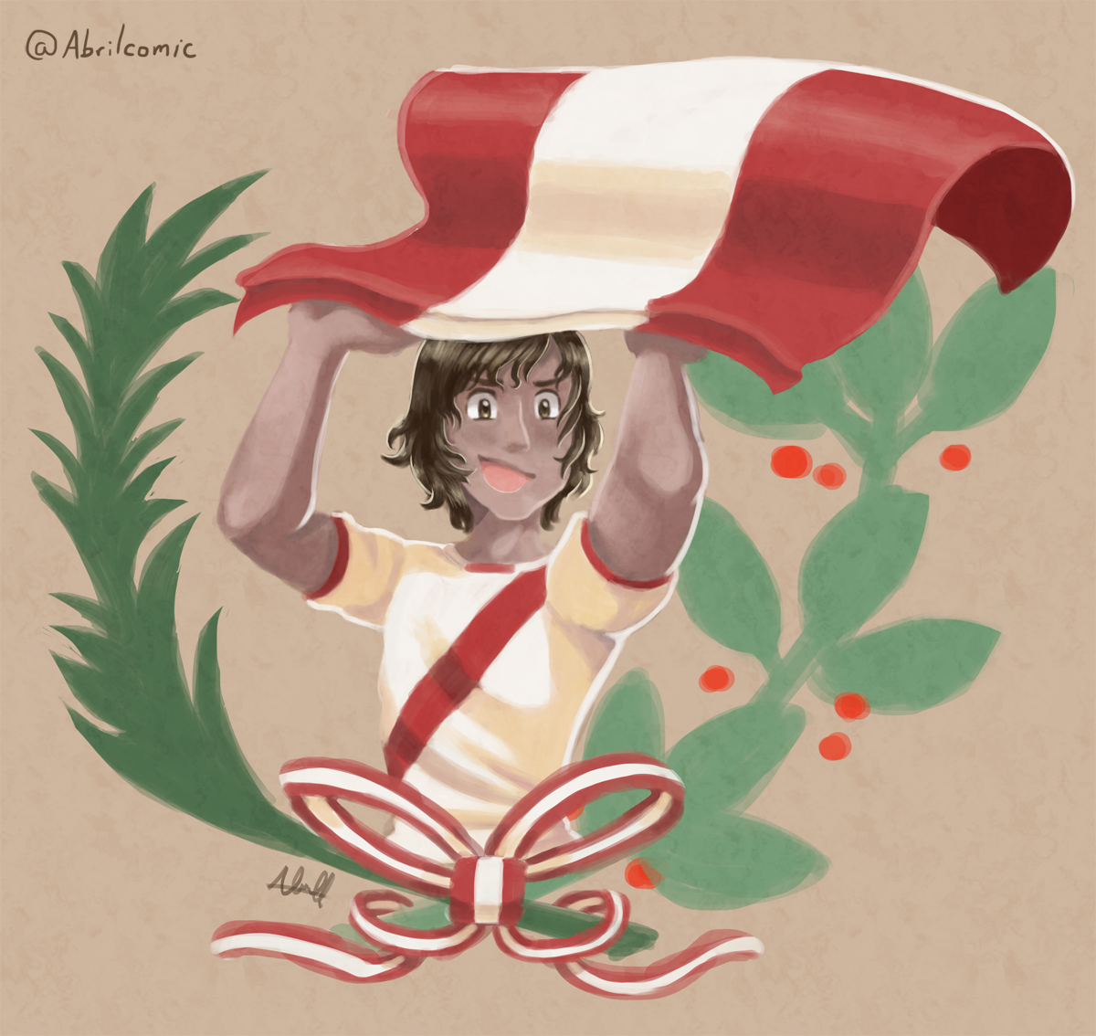 Abrilcomic's tweet photo. Peru , you did your best! https://t.co/k9X4zn9PoP