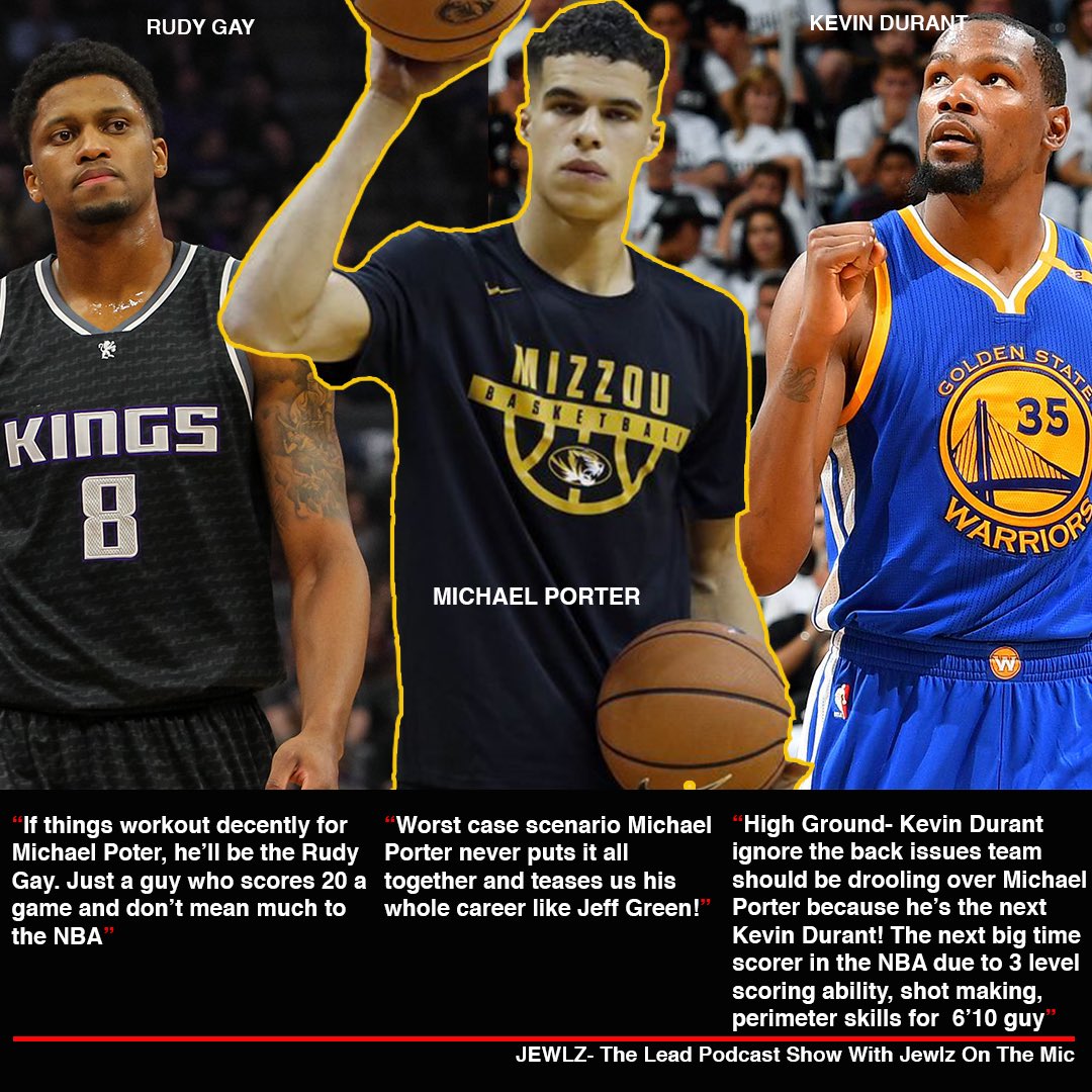 CBXsports's tweet photo. Yah boy @Jewlzonthemic NBA comparison for Micheal Porter‼️ the next KD @KDTrey5 ⁉️ 👀 #NBA #NBADraft #NBADraft2018 #KevinDurant #KD #puma #nike https://t.co/mn2w6Yx3GE