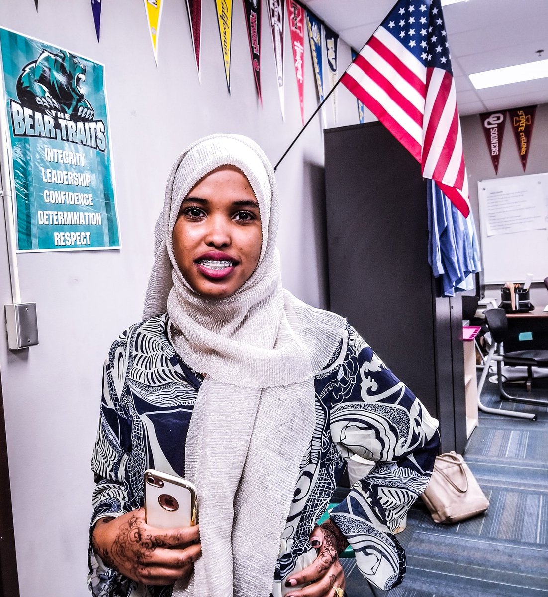 "I'm going to become a nurse! I'm making my dream a reality!" - Nejma, Somali immigrant and senior at East High School #AllInKCPS <a href="/kcpublicschools/">KCPS</a>