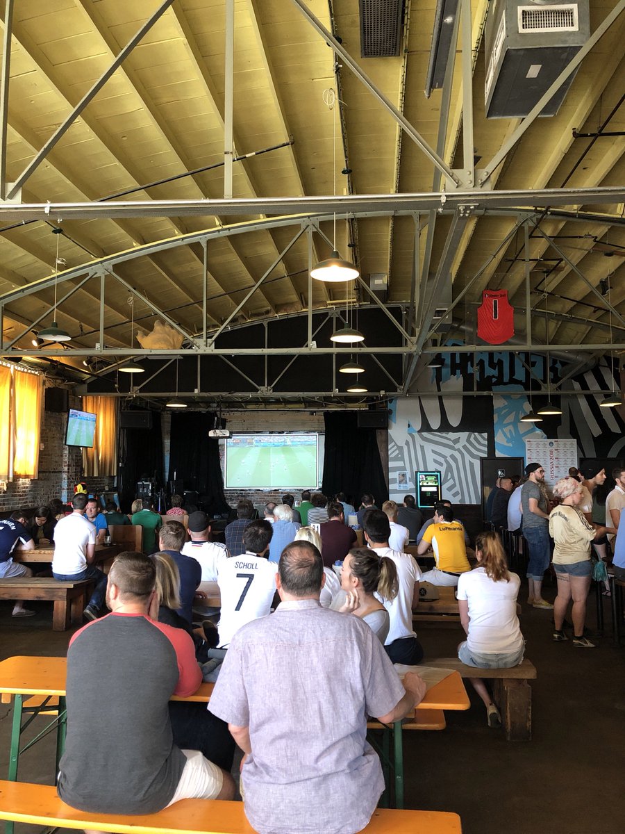 Argentina vs Croatia starts in one hour! Also, we will be opening up an hour early tomorrow morning to show the Iceland vs Nigeria match! #VamosVamos #HUH