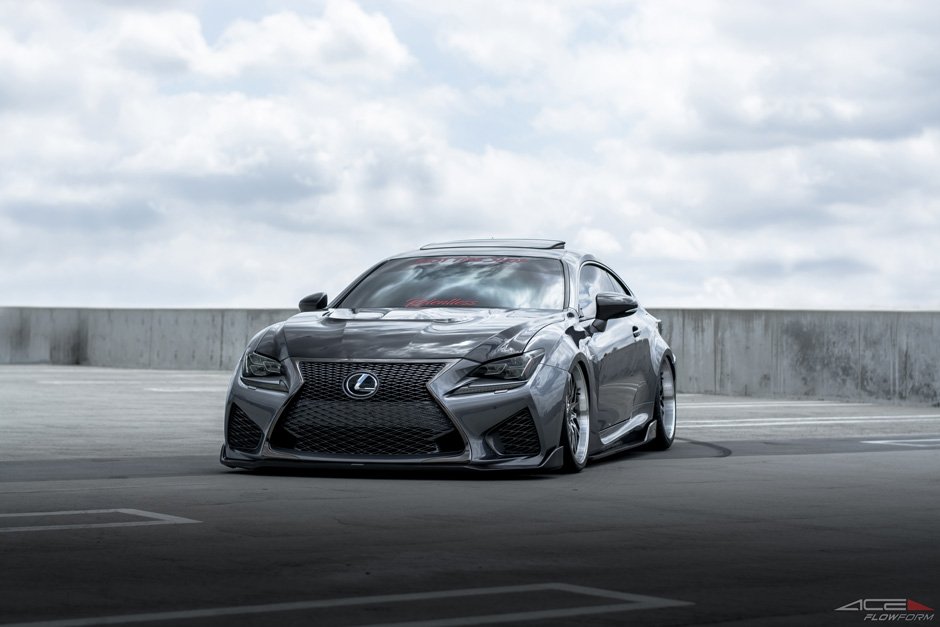AceAlloyWheel's tweet photo. Bagged Lexus RCF with 20" staggered Ace Flowform AFF04 in Black Chrome w/ Machined Lip! #lexus #lexusrcf #rcf #acealloywheels #aceflowform #airlift #lifeonair https://t.co/ZtjjQZB5LJ