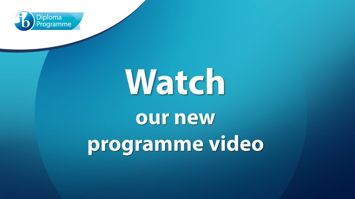IB_DP's tweet photo. New Diploma Programme video is now available on digital toolkit!: https://t.co/v5qKFrnxjH

Check out our new #IBDP collateral and get ready for the next academic year! https://t.co/e2qeO0s3Vr