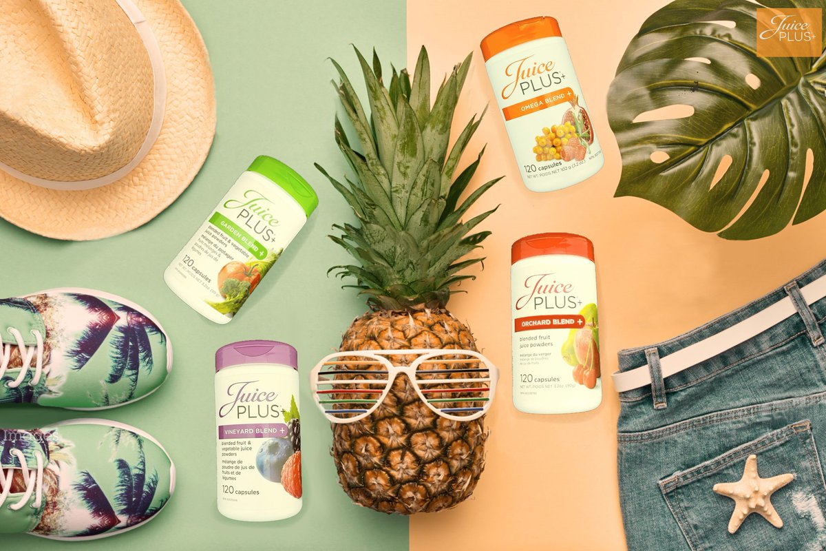 JuicePLUSCdn's tweet photo. IT'S OFFICIALLY SUMMER!
Juice Plus capsules are ready for the summer, are you?

#JuicePlus #Summer #HealthyLiving https://t.co/KgEhA3oq6d