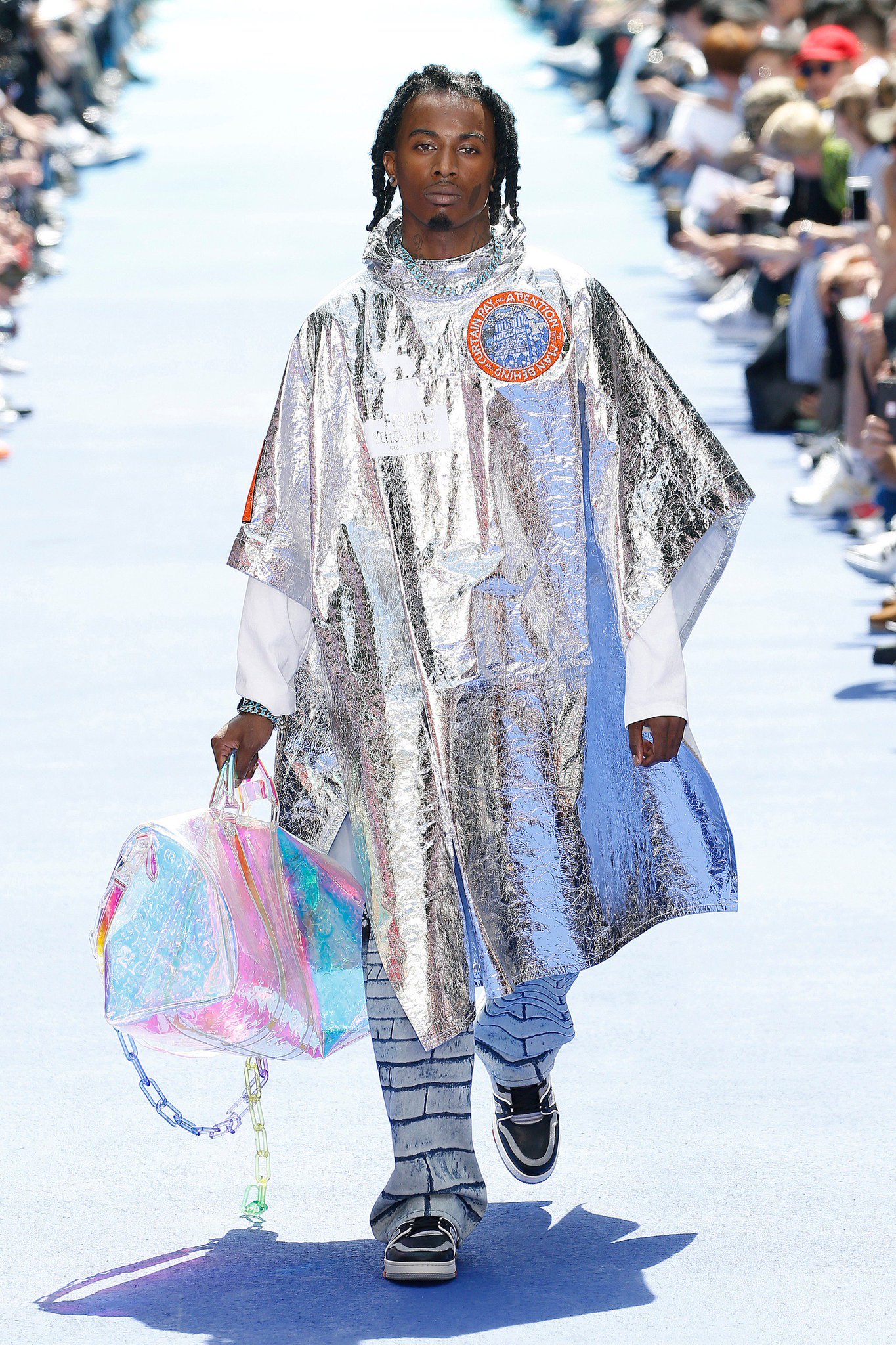 Pigeons & Planes on X: Kid Cudi, Steve Lacy, Playboi Carti, and Octavian  all walked in Virgil Abloh's first Louis Vuitton show in Paris today ✨   / X