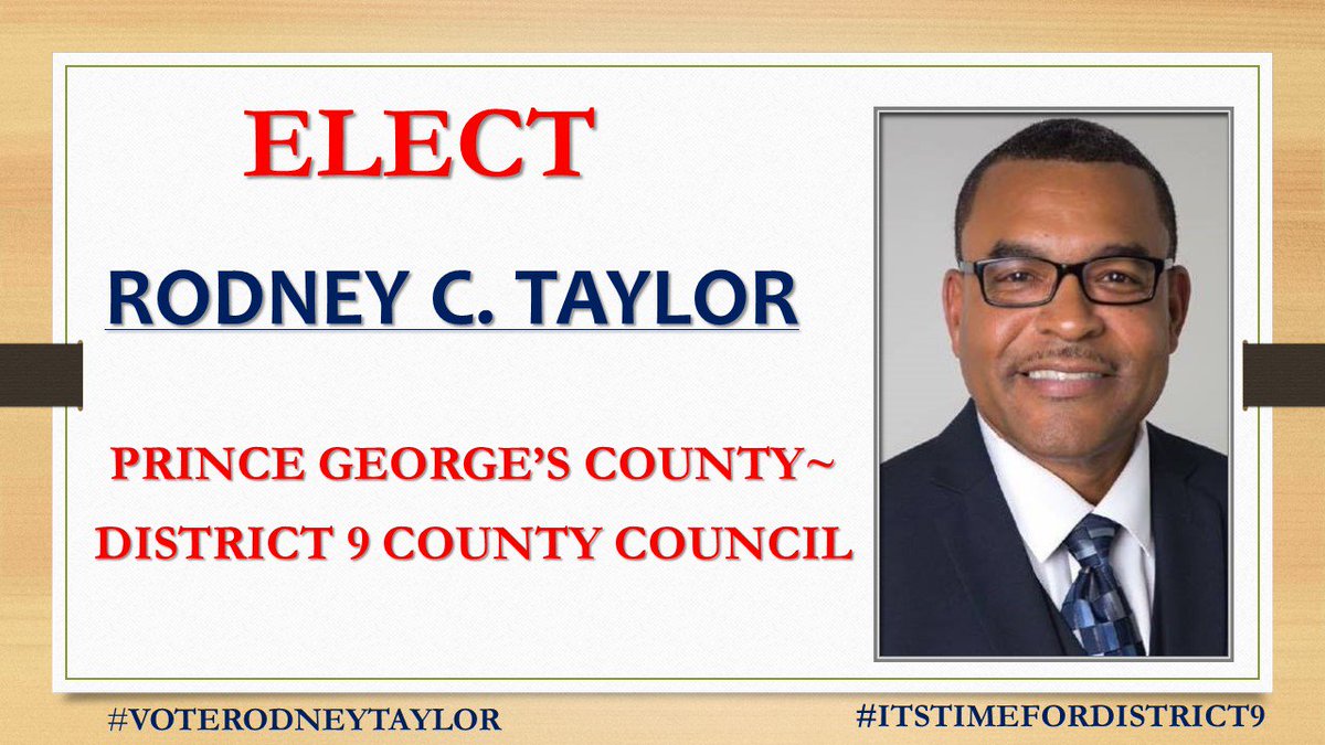 RodneyTaylor4D9's tweet photo. Early Voting Ends Today!! Get out and Vote! Polls are open today from 10am-8pm! 
#VoteRodneyTaylor #ItsTimeforDistrict9 https://t.co/CO4784qJzy