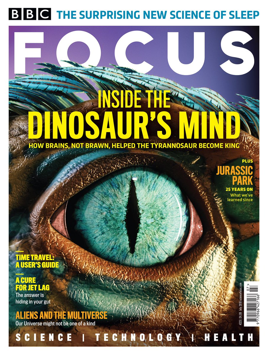 magictorchltd's tweet photo. Inside the dinosaurs mind! Cover illustration for @sciencefocus #dinosaur #3D #cinema4d #octanerender #bbcfocusmagazine https://t.co/VSrZ0Go7fO