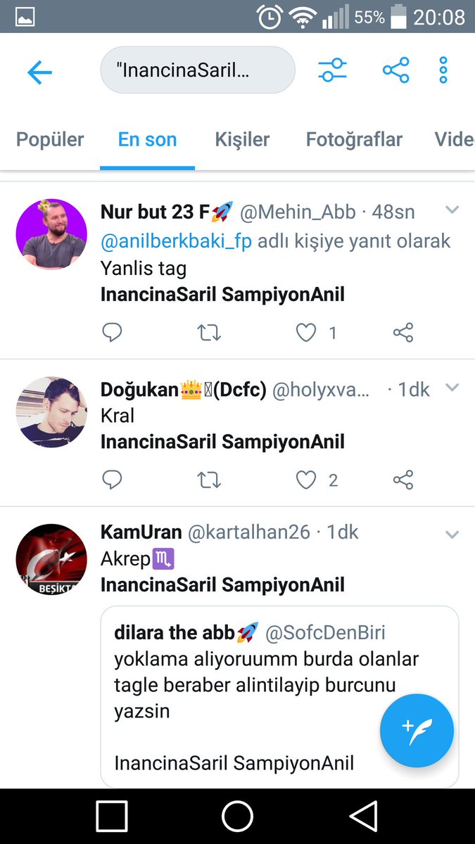 Listede tagi tiklayinca populer twitlerde
Bu tag
inancinaSaril SampiyonAnil
En son twitlerde bu tag
InancinaSaril SampiyonAnil
Anlamis degilim