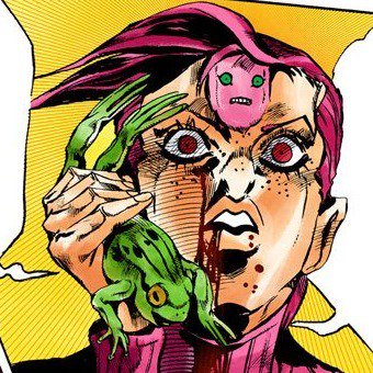 JJBA Confessions on Twitter: "when u call ur friends to let them know part  5 anime is confirmed but ur phone isn't a phone it's a frog… "