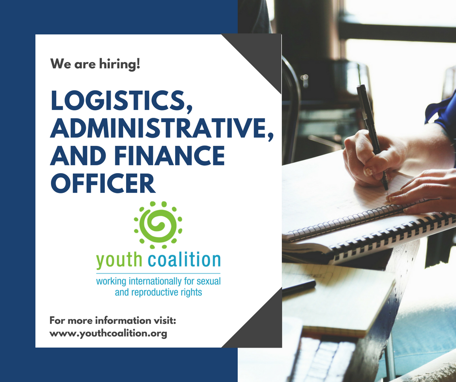 youth_coalition's tweet photo. We're hiring a Logistics, Administrative, and Finance Officer to join our Ottawa office! 🌟  Must be good with numbers and passionate about #reprojustuce! Full details here: https://t.co/4SsnH8QOrP #SRHR #youthrights #financejobs #ottjobs #reprojobs https://t.co/xfdBE9eJsE