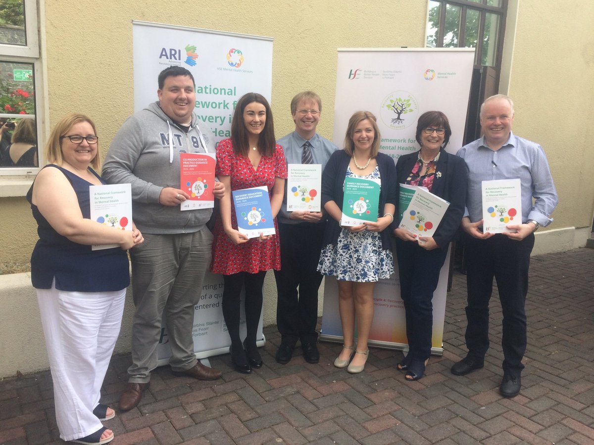 MHER_Ire's tweet photo. Today we launched our three guidance documents to support A National Framework for Recovery in Mental Health 2018-2020 #familyrecovery #coproduction #recoveryeducation https://t.co/au5uo1dctW