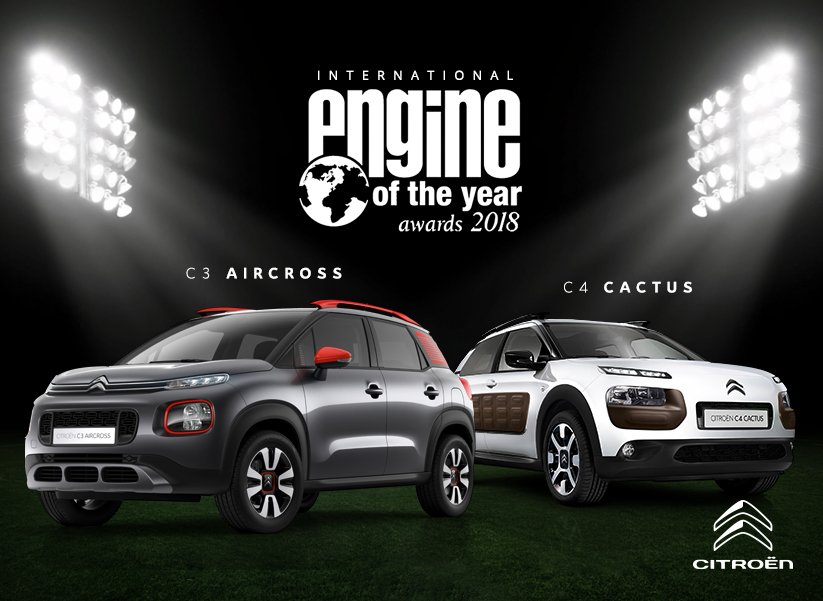 CitroenPeru's tweet photo. Por cuarto año consecutivo, nuestro motor gasolinero TURBO PURETECH obtuvo el premio al "MEJOR MOTOR DEL AÑO 2018" en el International Engine of the Year Awards. 
Revisa más detalles: https://t.co/ikkfgDwDDQ
Cotiza aquí: https://t.co/i0y3wo43kw https://t.co/MzFso7l3zK