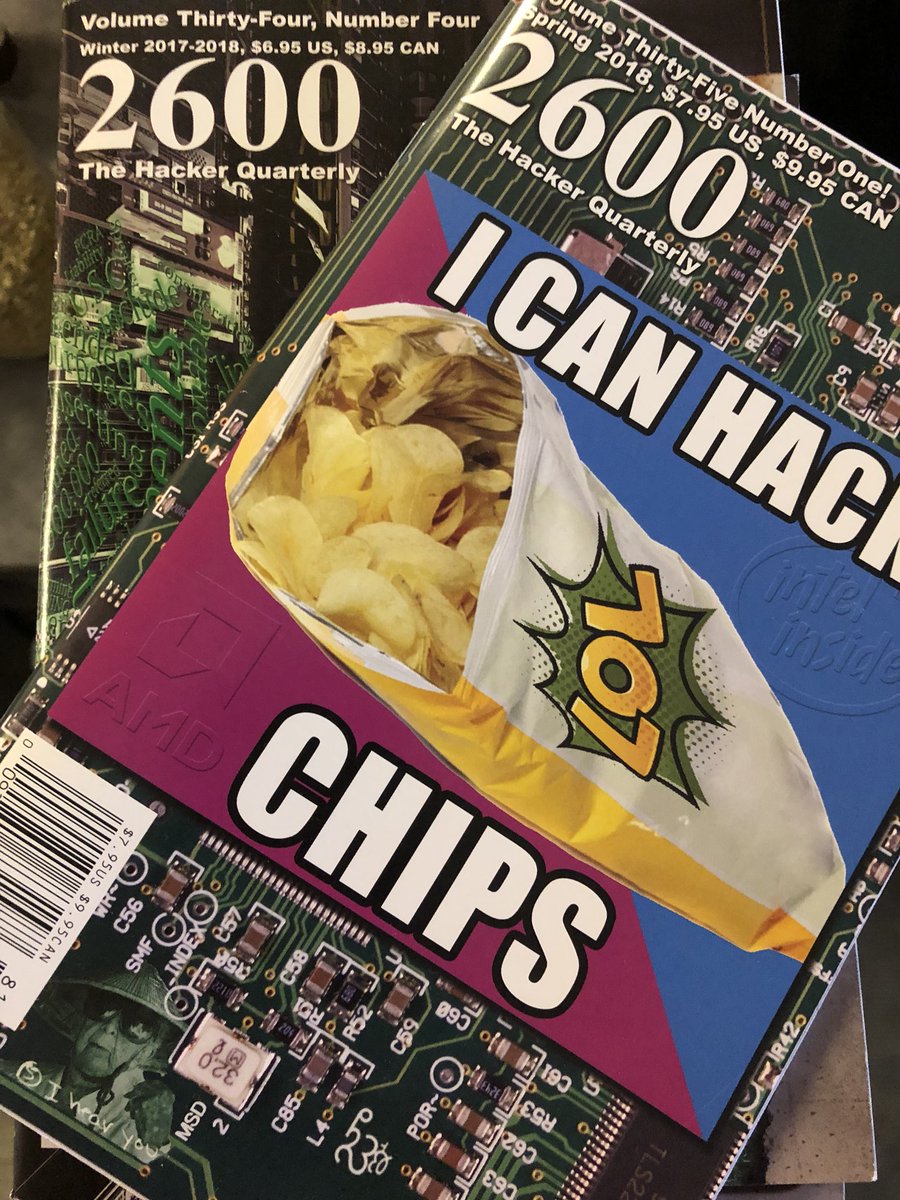 Our head of IT <a href="/vgrsec/">vgrsec</a> got <a href="/PokitDokDev/">PokitDokDev</a> a subscription to <a href="/2600/">@2600@mastodon.online - @2600.com on Bluesky 🇸🇴</a> - as cool as it ever was! #Hacker #Hacking #phreaking #2600HZ