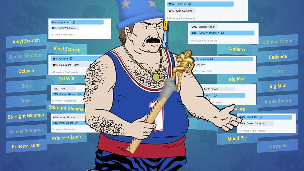 ChibiShibe's tweet image. @BronyCon #FandomFour
Look at that. I'm a figgin' wizard ma. 

Classical. it ain't new and it sounds like crap. THAT'S RIGHT. Octavia is going to be taken down by Vinyl alright. Scratch is going to scratch her way into the semi-finals. STONE COLD LOCK OF THE CENTURY (of the week)