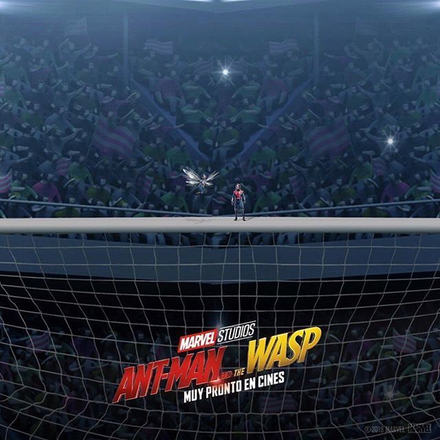 La fiebre del mundial también contagió a #AntManAndTheWasp🐜🐝
.
. 
#Repost @marvellatam
・・・
Ant-Man &amp; The Wasp siempre listos y con los mejores lugares. ¡Muy pronto en cines!