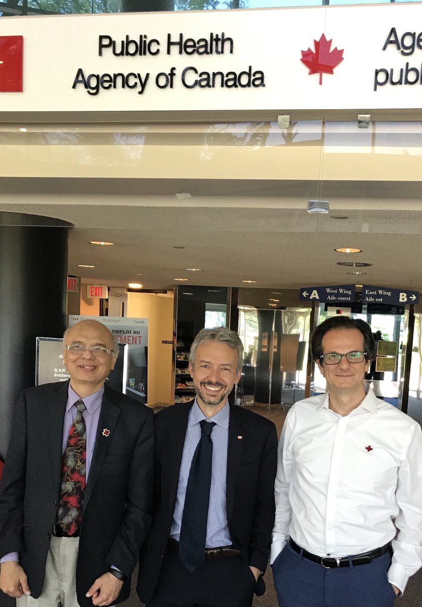 ecapobianco's tweet photo. A great honor to be at Global Affairs &amp; at the Public Health Agency of #Canada today to present @Federation and @redcrosscanada current work and future plans for global health. Thanks @CanadaDev &amp; @GovCanHealth for the warm hospitality. https://t.co/riyuCs4Ehk
