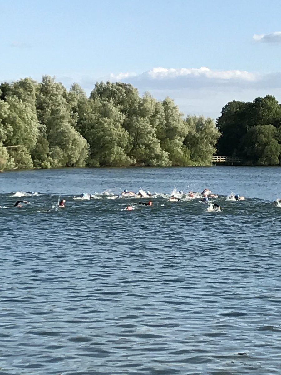 TriTrainingCtre's tweet photo. Congratulations to all who raced this evening in the second event in our open water swim race series @braylake - Some fantastic competition with some great times posted! Superb prep for the junior swimmers ahead of regional open water champs #swimfast Next race 19 July https://t.co/XquC89tEyj