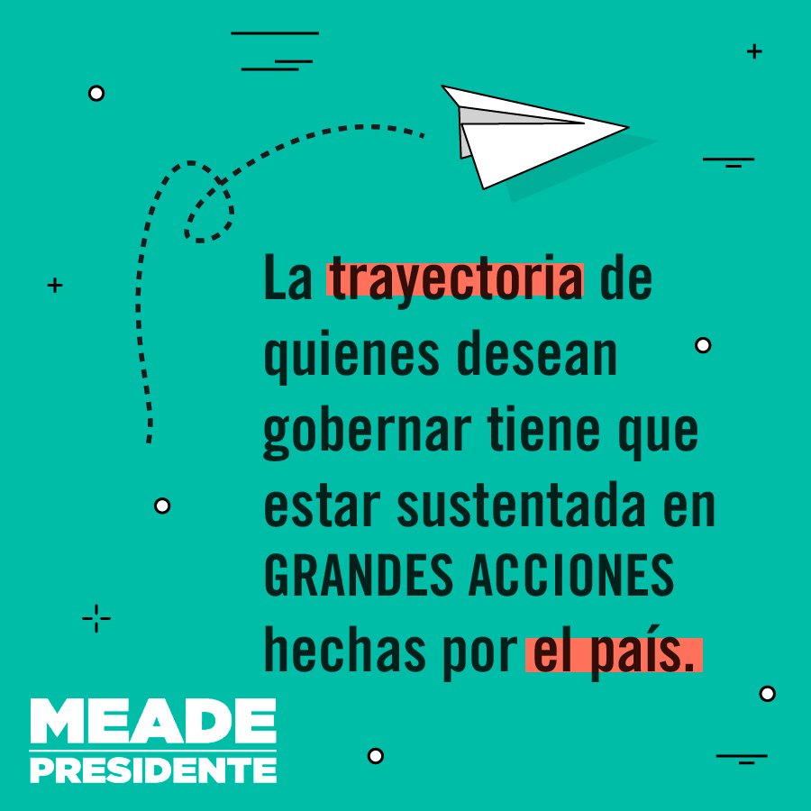 ReneSustaita1's tweet photo. La trayectoria de un candidato da mucho de que hablar, elijamos al mejor. #YaMeDecidíPorMeade https://t.co/Pgl6bKmd4z